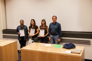 Young Karst Researcher Prizes : Axayacatl Maqueda, Lorraine Dewaide, Timea Havril, and Nico Goldscheider